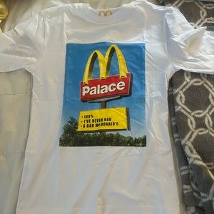 Palace x Mcdonald’s “as featured in” tee